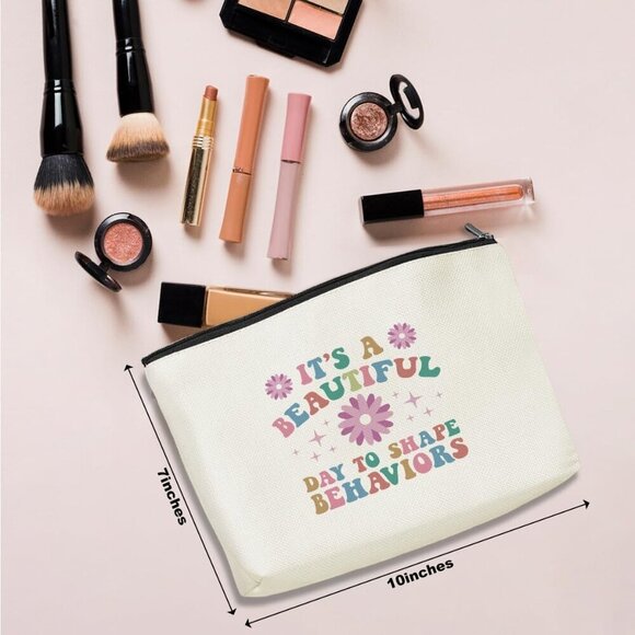 To Shape Behaviors Makeup Bag Behavior Therapist ABA Gifts Behavior Analysis Beh - Picture 3 of 6